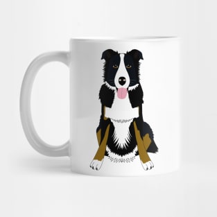 Cute dog Border Collie Mug